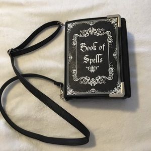 Book of Spells Hot Topic Structured Purse